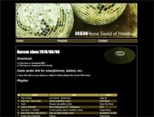 Tablet Screenshot of housesound.net